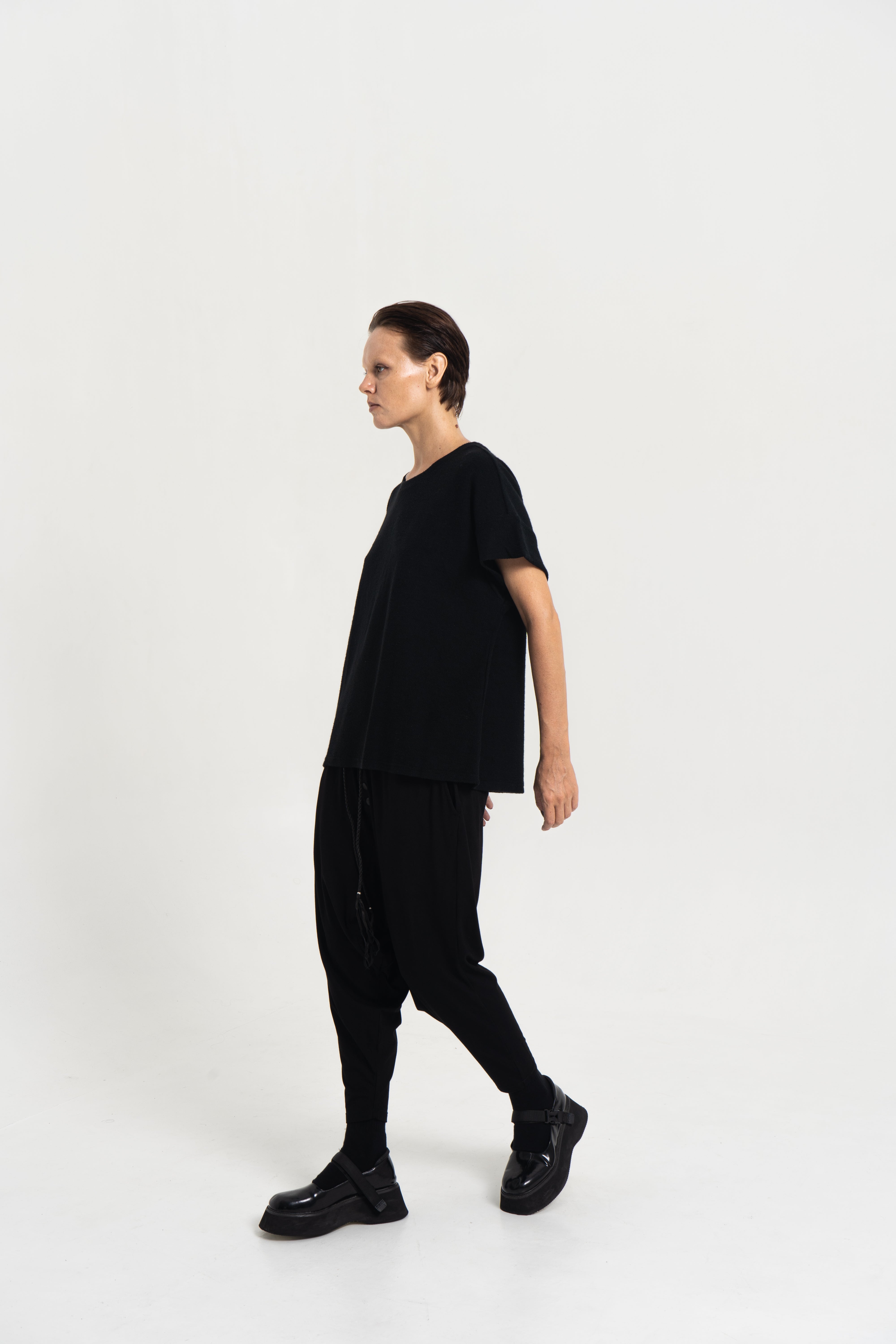 Loop Weave Texture T-Shirt